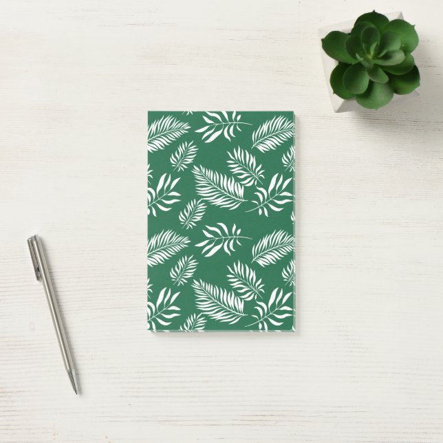 Leaves Pattern 12 Post-it Notes (Office)