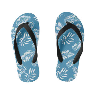 Leaves Pattern 13 Kid's Jandals