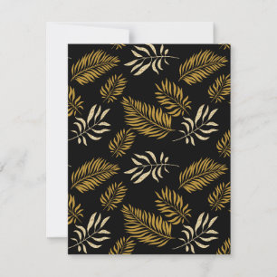 Leaves Pattern 16 Card