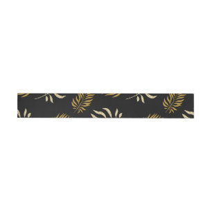 Leaves Pattern 16 Wrap Around Label