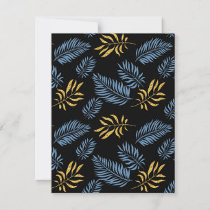 Leaves Pattern 17 Card
