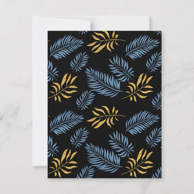 Leaves Pattern 17 Card (Front)