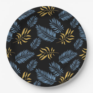 Leaves Pattern 17 Paper Plate