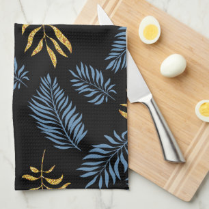 Leaves Pattern 17 Tea Towel