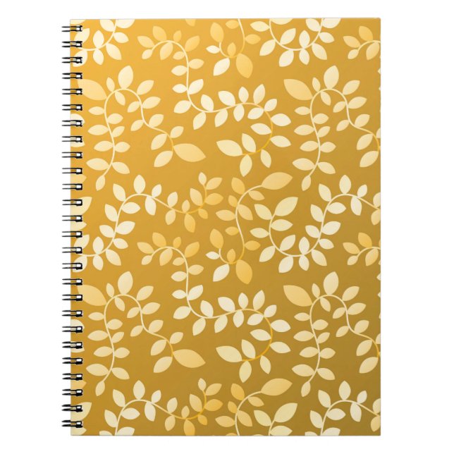 Leaves Pattern 6 Notebook (Front)