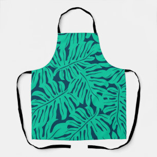 Leaves pattern apron