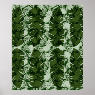 leaves pattern banana leaves design  poster