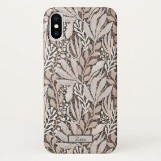 Leaves Pattern bohemian-styled design Tote Bag Mou Case-Mate iPhone Case