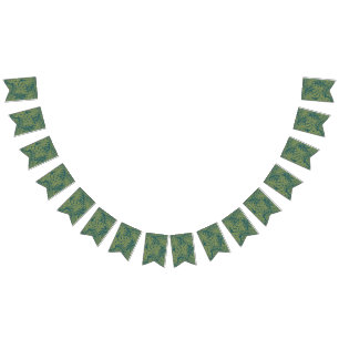 Leaves pattern bunting