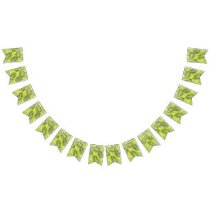 Leaves pattern bunting 