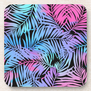 Leaves pattern coaster