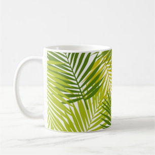 Leaves pattern coffee mug