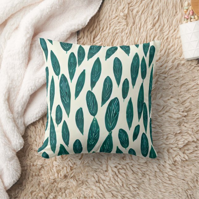 Leaves Pattern Cushion (Blanket)