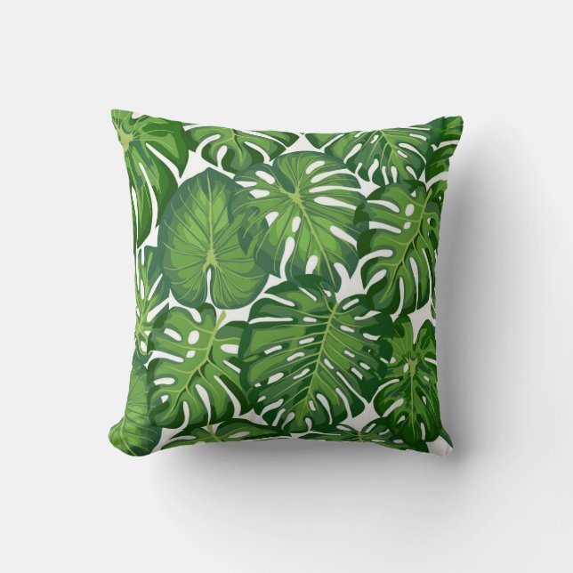 Leaves pattern cushion (Front)