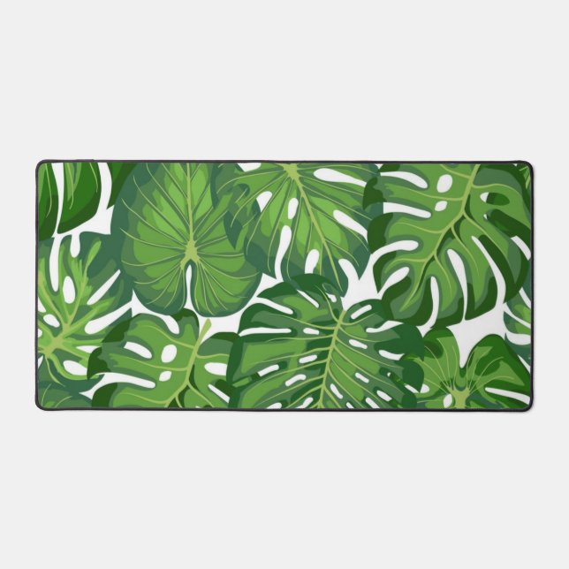 Leaves pattern desk mat (Front)