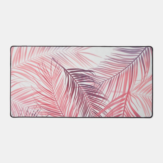 Leaves pattern desk mat (Front)
