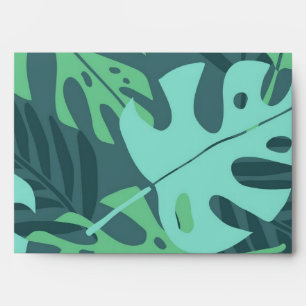 Leaves pattern envelope