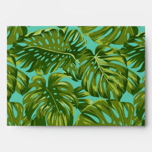 Leaves pattern envelope