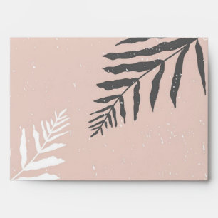 Leaves pattern envelope