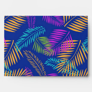 Leaves pattern envelope
