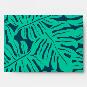 Leaves pattern envelope