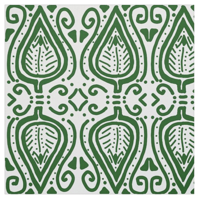 leaves pattern fabric (Swatch)