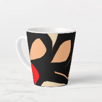 Leaves pattern Latte Mug
