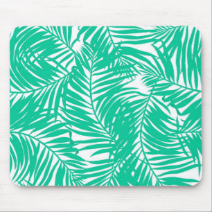 Leaves pattern mouse pad