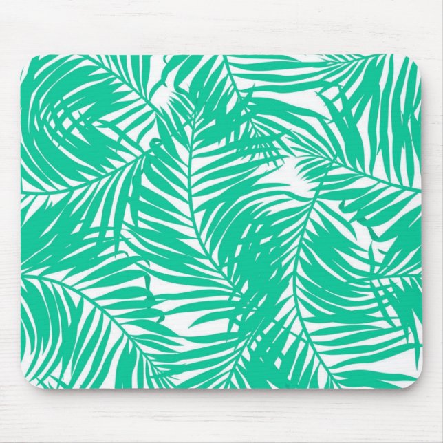Leaves pattern mouse pad (Front)