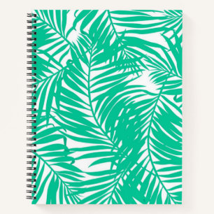 Leaves pattern notebook