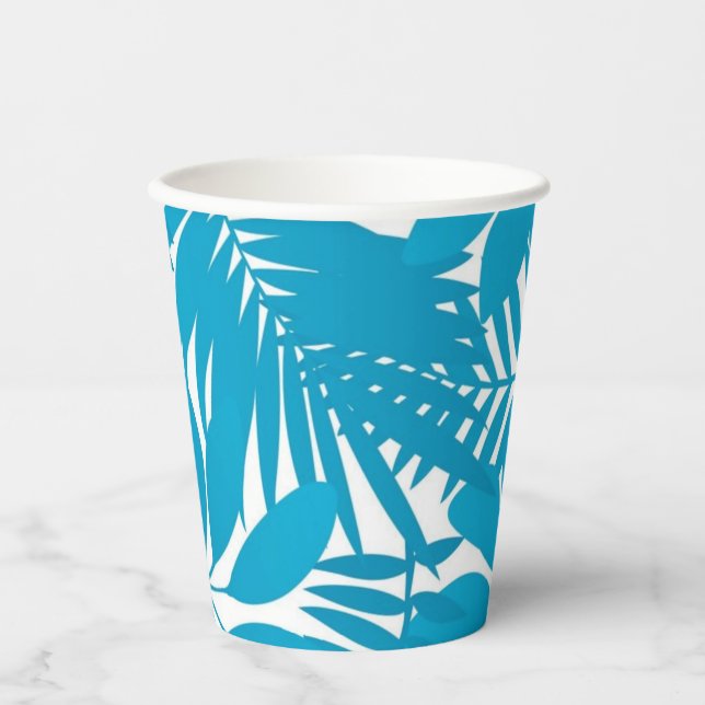 Leaves pattern paper cups (Front)