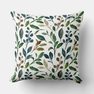 Leaves pattern pillow