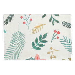Leaves pattern pillowcase