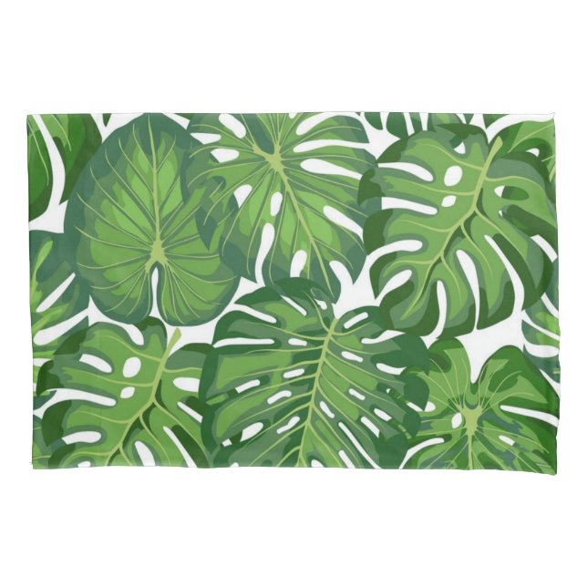 Leaves pattern pillowcase (Front)
