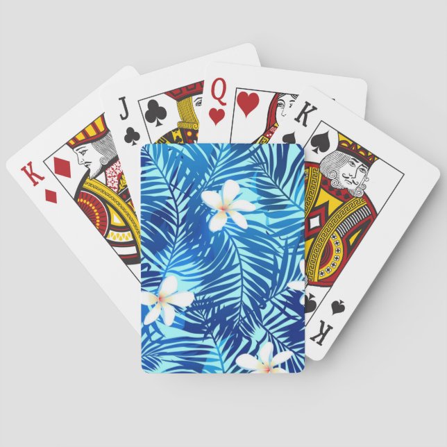 Leaves pattern playing cards (Back)