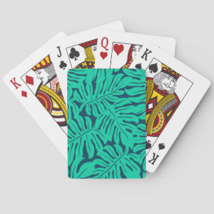 Leaves pattern playing cards