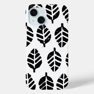 Leaves Pattern Potato Print iPhone 15 Case
