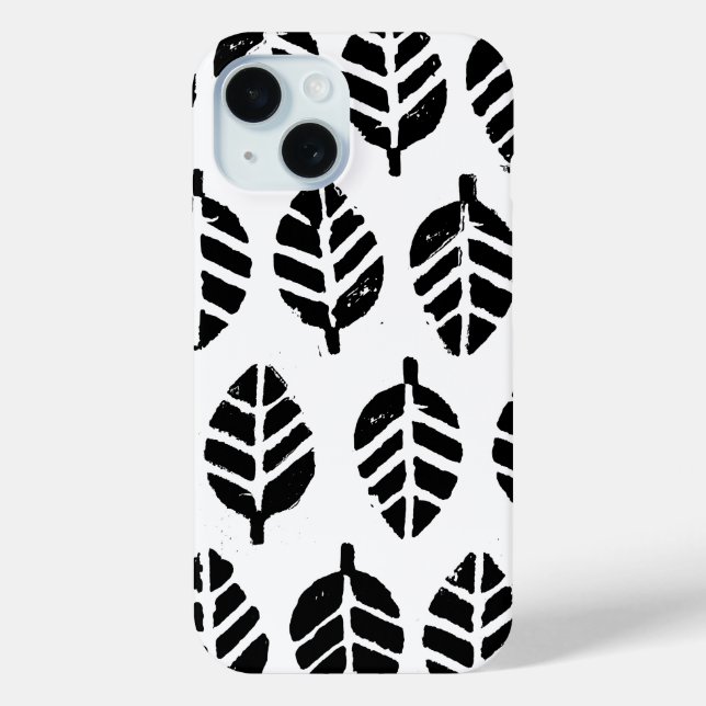 Leaves Pattern Potato Print Case-Mate iPhone Case (Back)