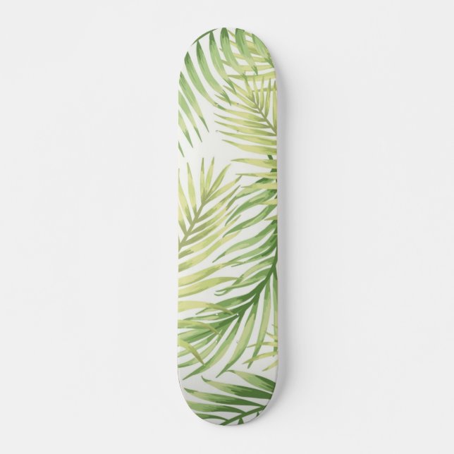 Leaves pattern skateboard (Front)