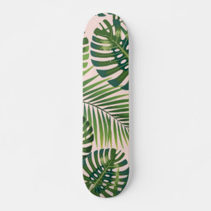 Leaves pattern skateboard
