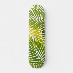 Leaves pattern skateboard