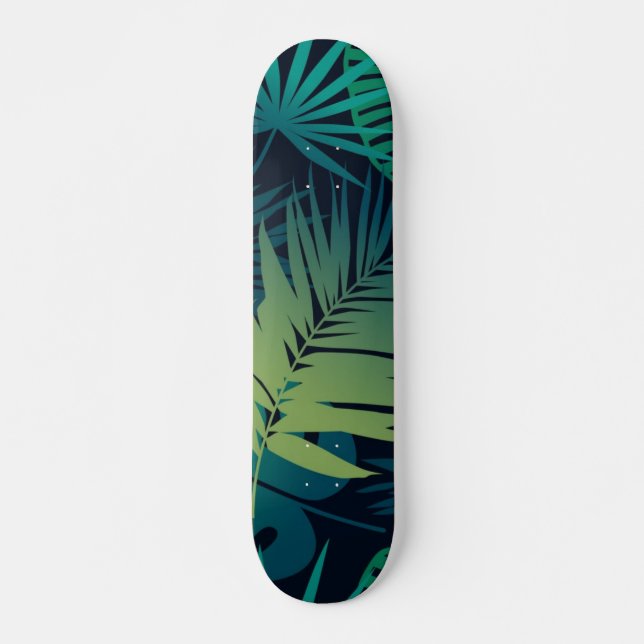 Leaves pattern skateboard (Front)