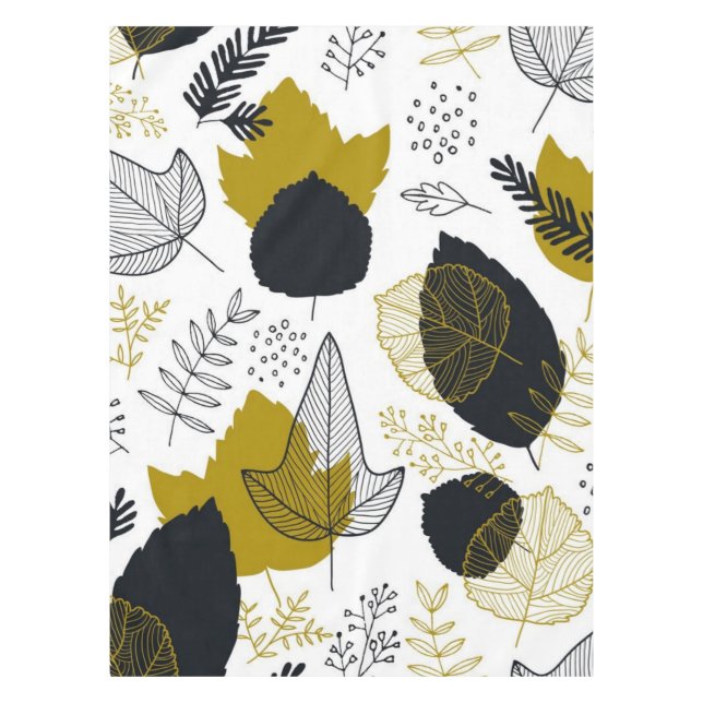 Leaves pattern tablecloth (Front)