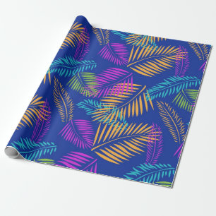 Leaves pattern wrapping paper