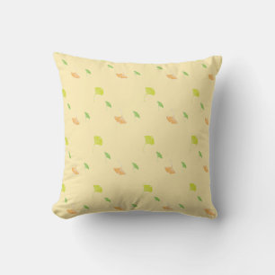 leaves patterns cushion