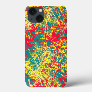 leaves red green yellow and white iPhone 13 case