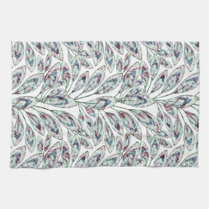 Leaves . tea towel