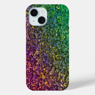 Leaves Textured Colourful iPhone Case