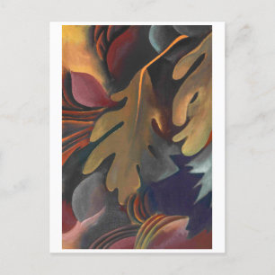 Leaves Under Water   Georgia O'Keeffe   Postcard