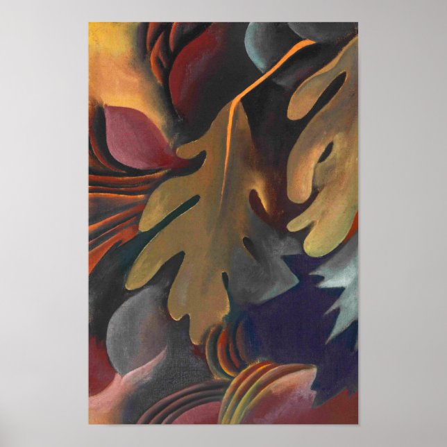Leaves Under Water | Georgia O'Keeffe | Poster (Front)